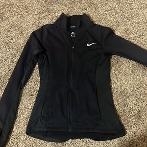 Black Nike slim fit jacket